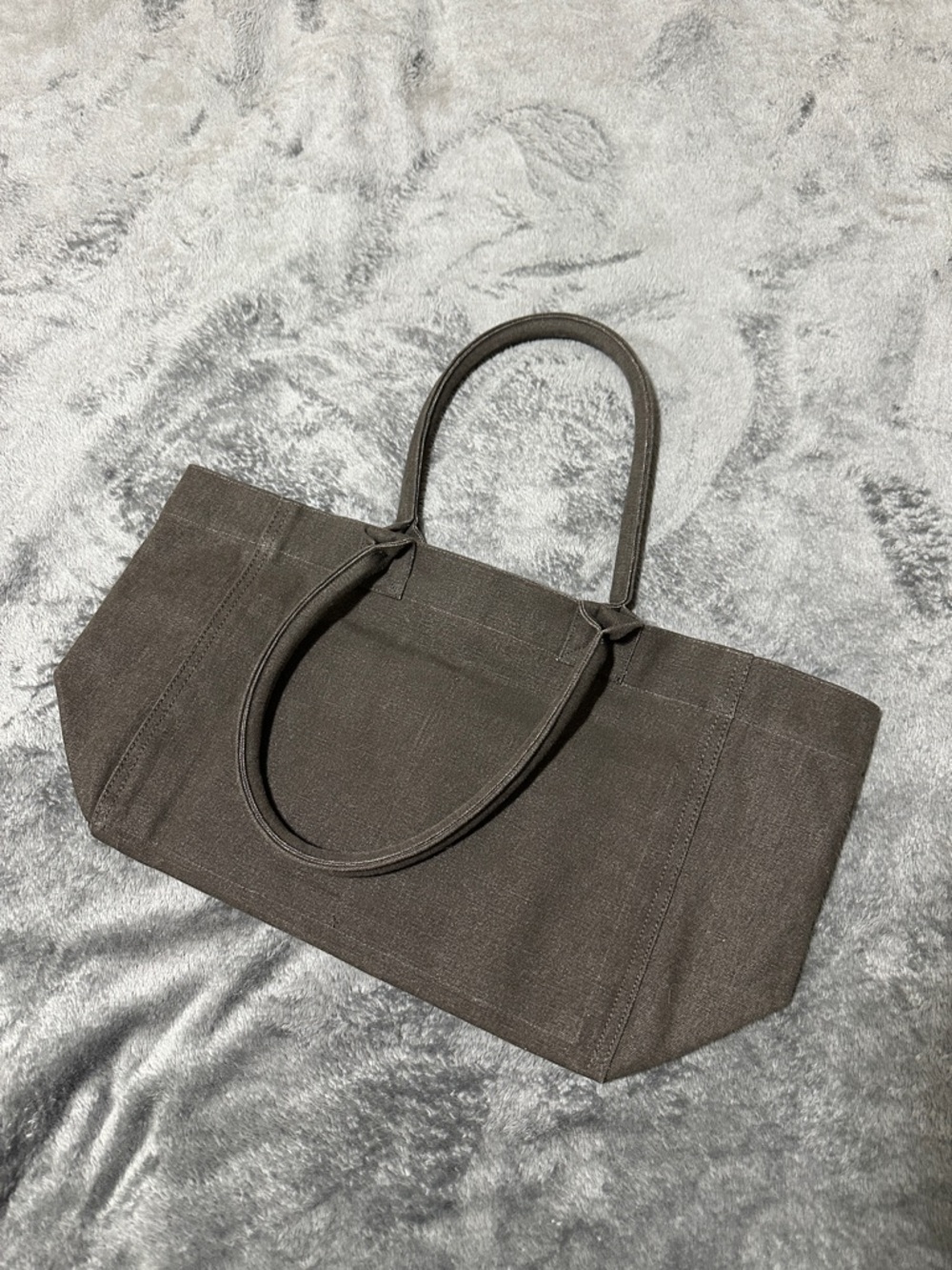 Isabel Marant Yenky Zippered Canvas Tote with Gold Logo Embroidery - Picture 5 of 7